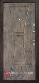 Стальная дверь МДФ №341 с отделкой МДФ ПВХ